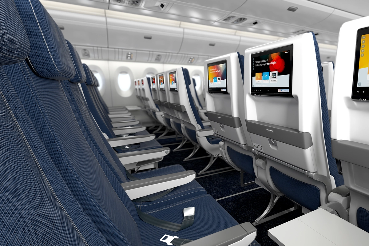 Kenapa Kursi Pesawat Banyak yang Berwarna Biru?