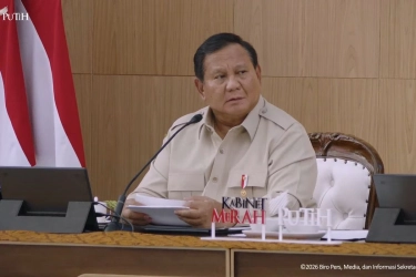 Prabowo: Sebagai Presiden, Saya Sampaikan Terima Kasih ke Pembantu-pembantu Saya