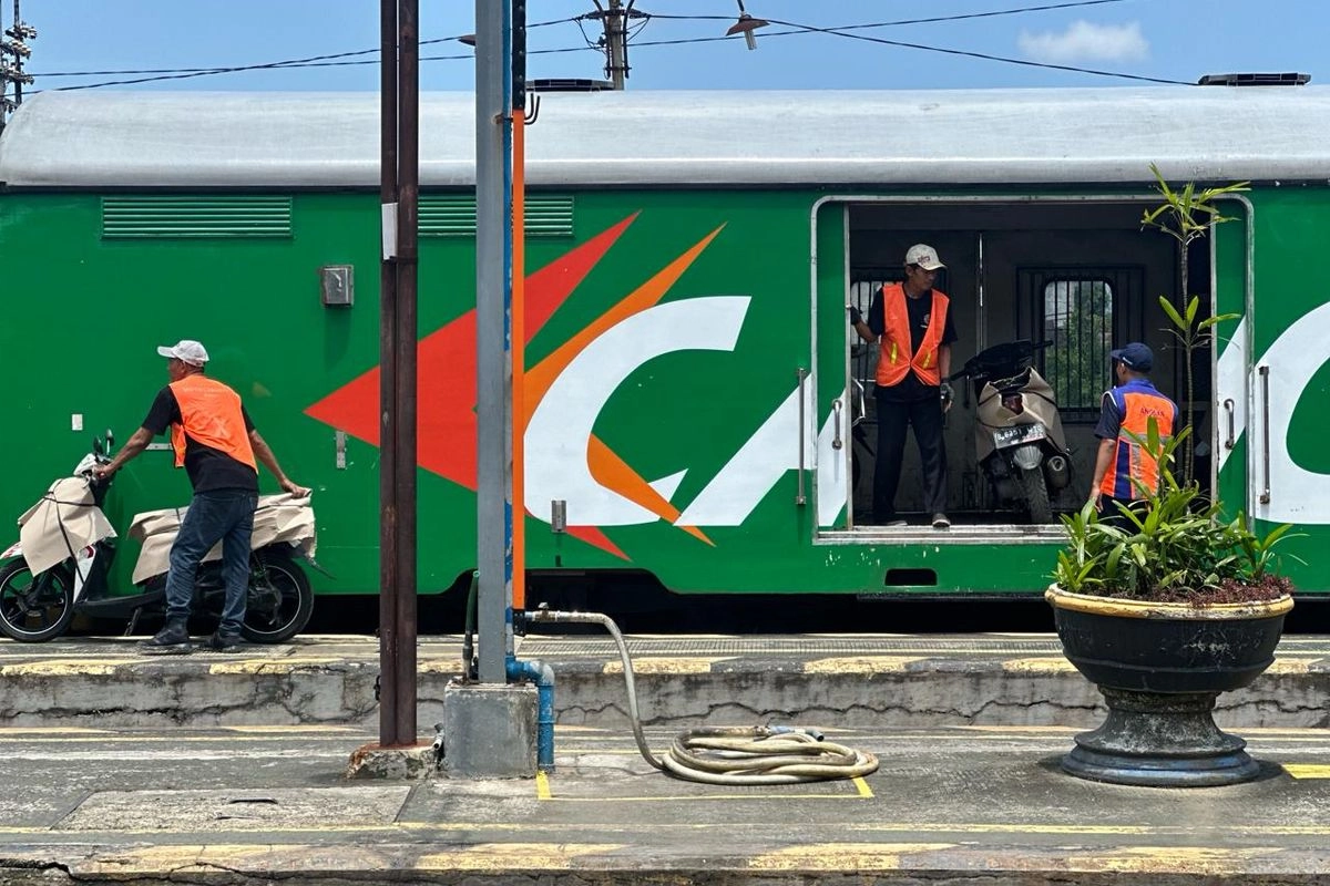 Selama Nataru, KAI Angkut 5.334 Motor Lewat Program Motis