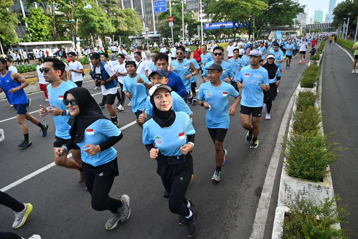 Le Minerale Running Squad Ubah Kilometer Lari Jadi Donasi untuk Palestina