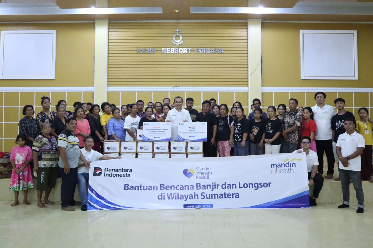 Mandiri Inhealth Salurkan Dana Pemulihan Fasilitas Umum di Sibolga dan Tapteng