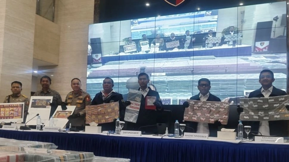 Polisi Sita Rp37,6 Miliar dari Ratusan Rekening Judol