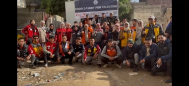 Konsorsium Kebaikan Indonesia Salurkan Ratusan Paket Bantuan untuk Pengungsi Palestina di Perbatasan Yordania–Tepi Barat