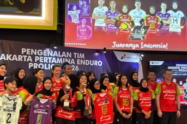 Pelatih Tim Putri JPE Persiapkan Skuad Demi Back to Back Juara di Proliga 2026, Pertamina Patra Niaga Beri Dukungan Optimal