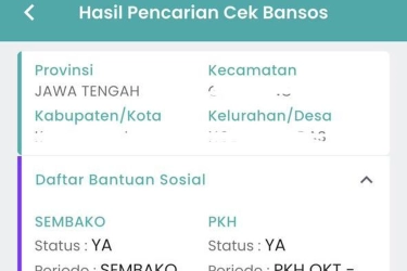 Cara Cek NIK KTP Penerima Bansos 2026: BPNT, PKH, dan Bansos Beras, Cek Statusmu