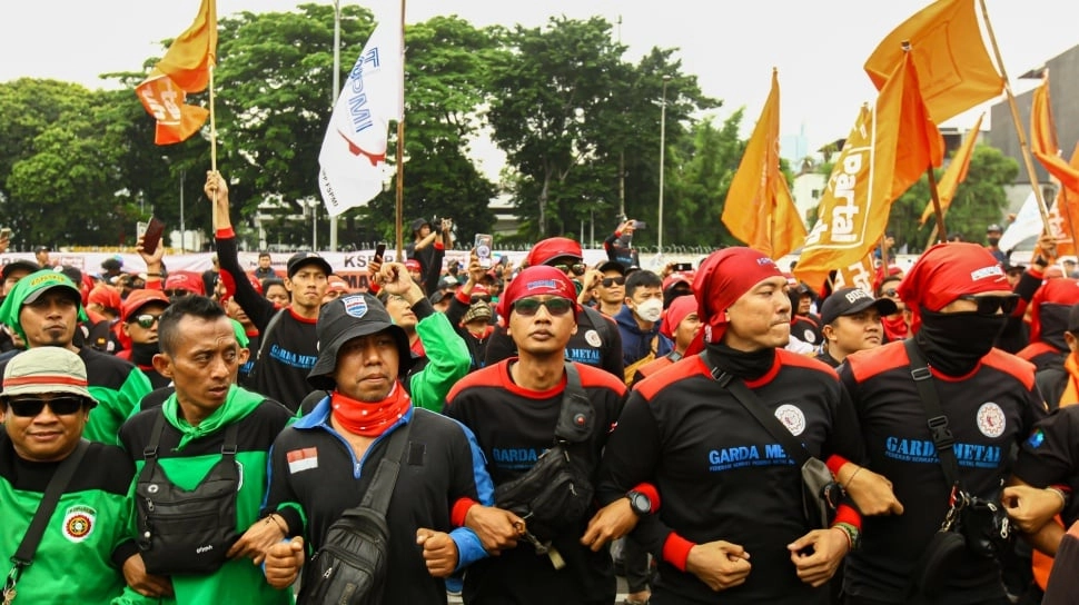 Buruh Tuntut UMP DKI Rp5,89 Juta, Said Iqbal: Ngopi di Hotel Saja Rp50 Ribu!