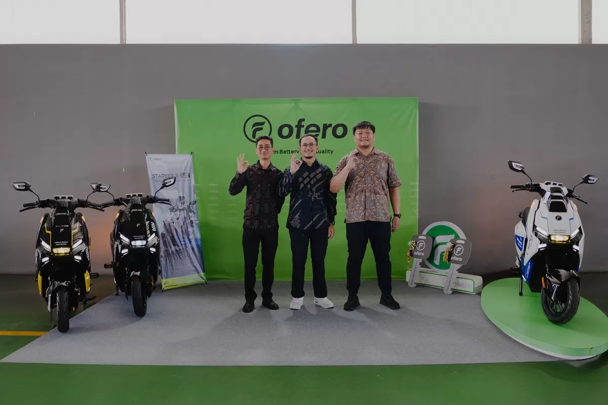 Ofero Stareer 5 Lit Resmi Meluncur, Sepeda Listrik Dua Baterai dengan Jarak Tempuh 130 Km