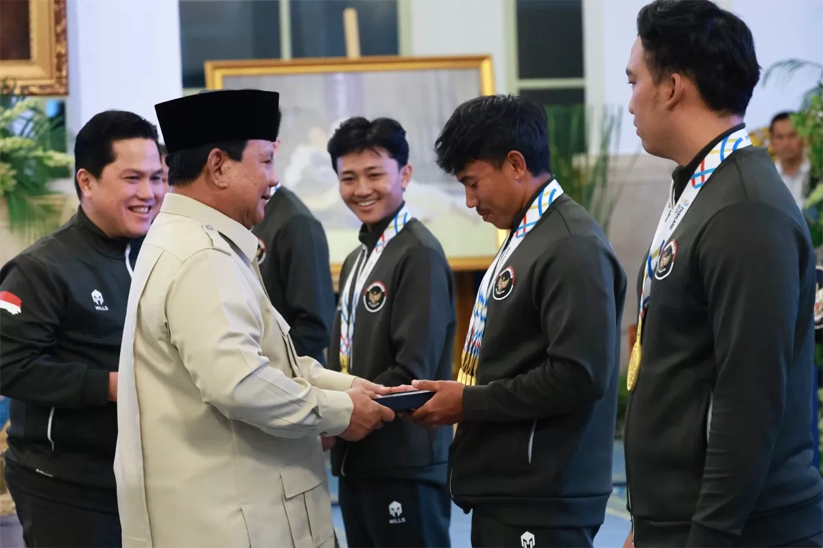 Prabowo ke Atlet Berprestasi: Jangan Hanya Diberi Terima Kasih, Hargai Secara Nyata