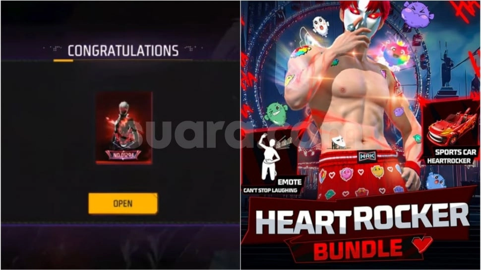 68 Kode Redeem FF Terbaru 9 Januari: Raih Bundle Nightmare dan Skin Heartrocker