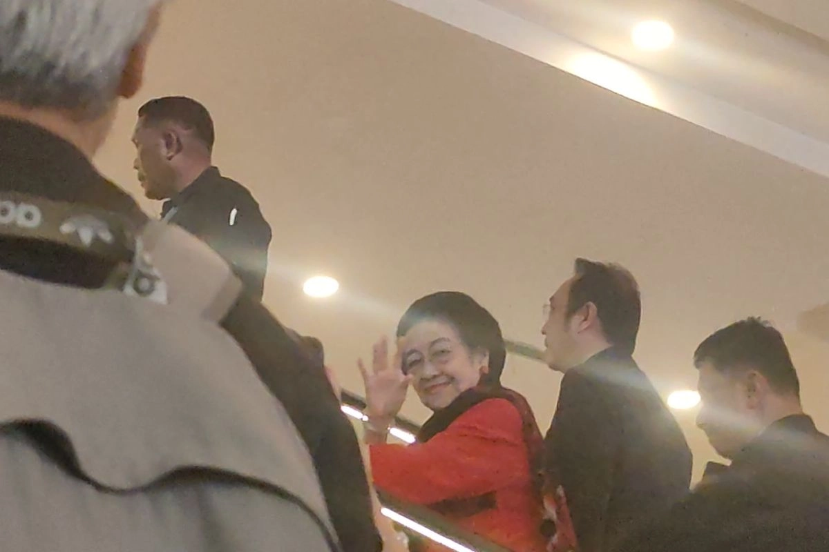 Didampingi Prananda Prabowo, Megawati Hadiri Rakernas I PDI-P 2026