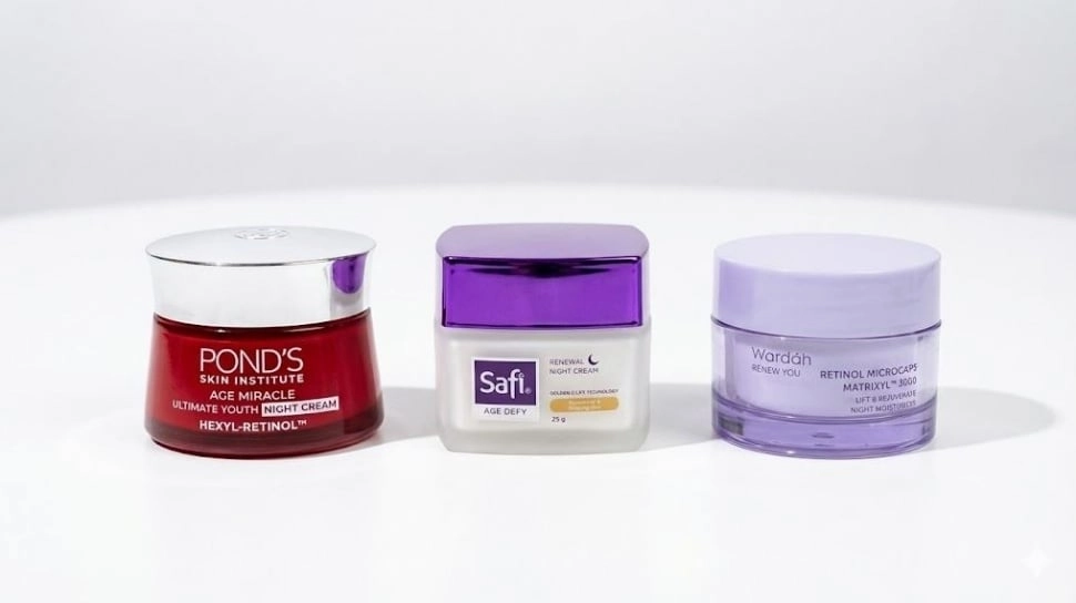 5 Krim Malam Anti Aging untuk Usia 50 Tahun ke Atas, Bantu Samarkan Tanda Penuaan