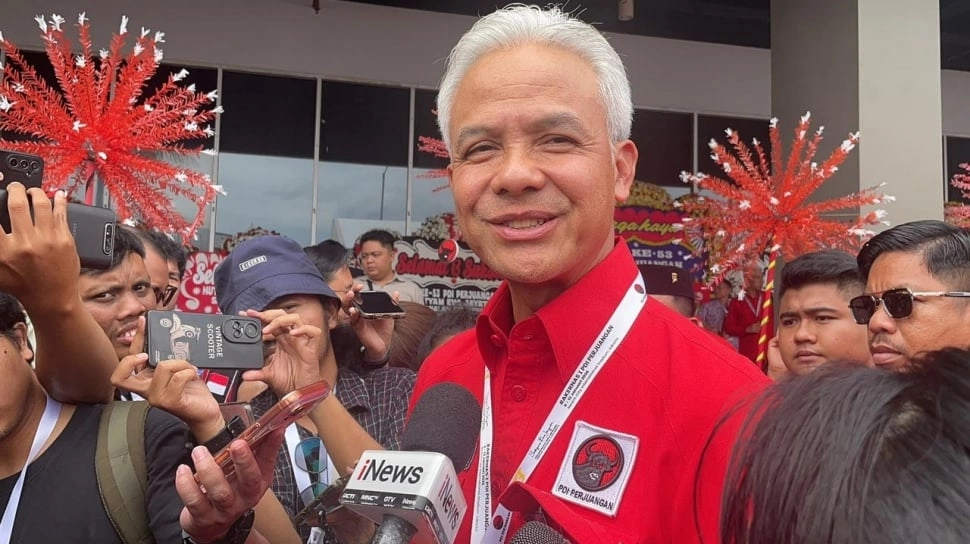 Ganjar Soroti Pelaksanaan Demokrasi dan Isu Pilkada di Rakernas PDIP 2026