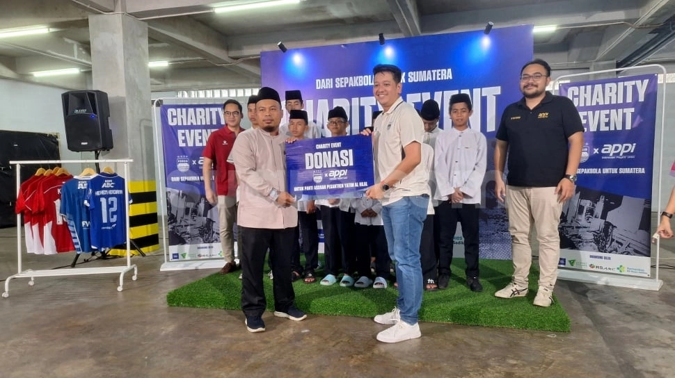 Persib Bandung dan APPI Gelar Charity ''Dari Sepak bola untuk Sumatra''