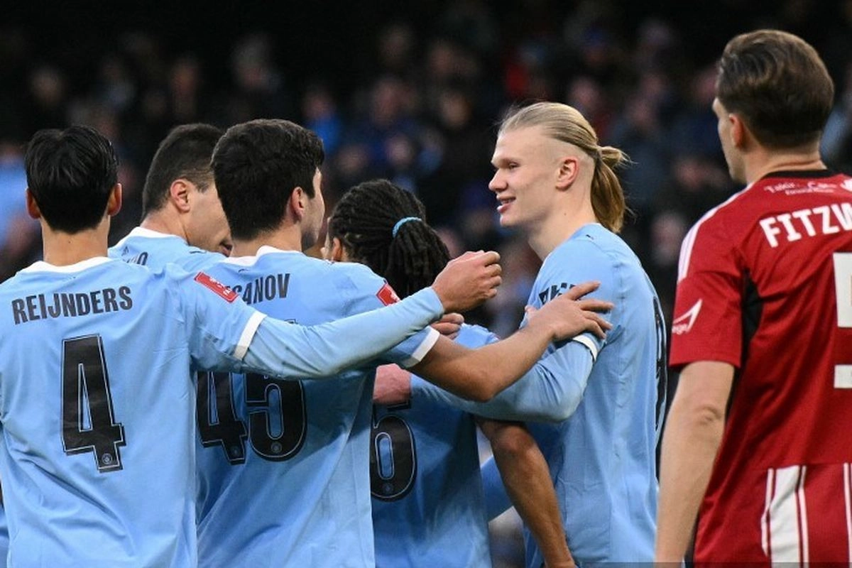 Hasil Man City Vs Exeter City 10-1: Semenyo Gol Debut, Citizens Sikat Tim Kasta Ketiga