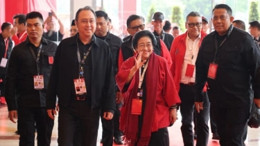 Megawati Tiba di Rakernas PDIP, Siapkan Arahan Tertutup Usai Disambut Prananda Prabowo