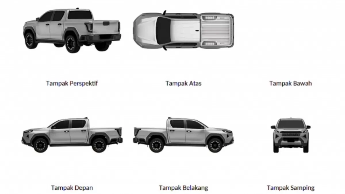 Toyota Hilux Generasi Baru Tampil Lebih Elegan, Resmi Terdaftar di DJKI