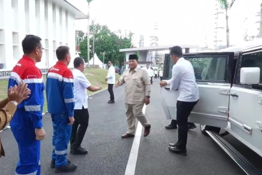Resmikan Proyek Kilang Pertamina Balikpapan, Prabowo Optimis Swasembada Energi
