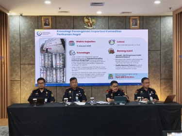 KKP Gagalkan Impor Ikan Salem Ilegal Hampir 100 Ton di Tanjung Priok