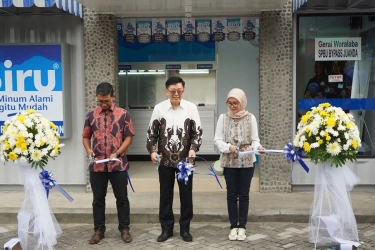 SPBU Pertamina Tambah Layanan Air Minum lewat Biru Container