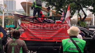 1.541 Personel Gabungan Dikerahkan Kawal Aksi Ojol di Kedubes ASMonas