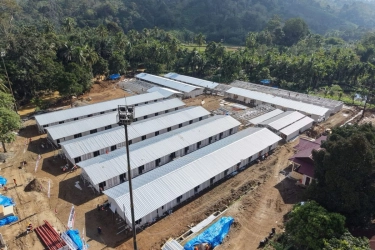 Nindya Karya Bangun Hunian Sementara untuk Korban Bencana di Tapsel