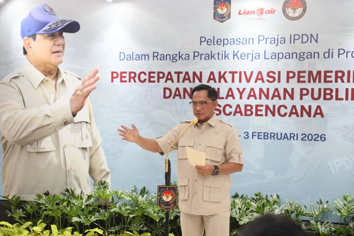 ''Warning'' Mendagri Tito: Proyek Pascabencana Jangan Diada-adakan, Penegak Hukum Mengawasi