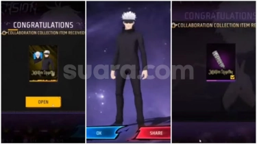 68 Kode Redeem FF Terbaru 14 Januari: Ada Bundle Gojo, Parang Kento, dan Morse Gratis