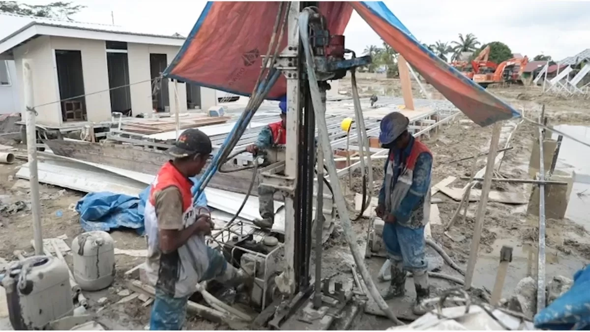 BNPB Percepat Pembangunan 711 Unit Huntara di 5 Kecamatan Aceh utara