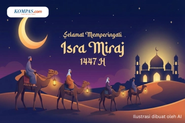 20 Contoh Prompt AI Poster Isra Miraj 1447 H Menarik, Bisa buat Anak-anak