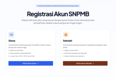 Cara Daftar Akun SNPMB 2026 di portal.snpmb.id, Lengkap dengan Jadwal Seleksi