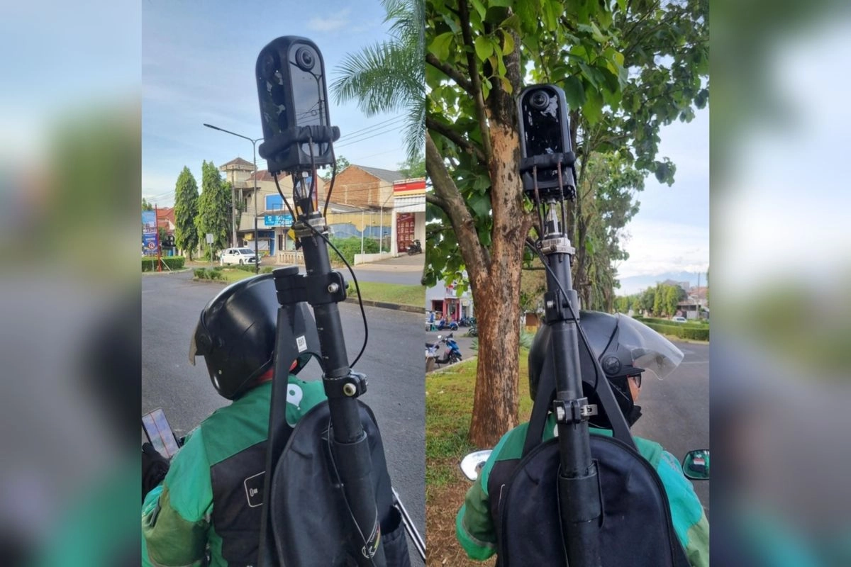 Viral ''Abang Grab'' Bawa Kamera Aneh di Motor, Ini Penjelasan Grab Indonesia
