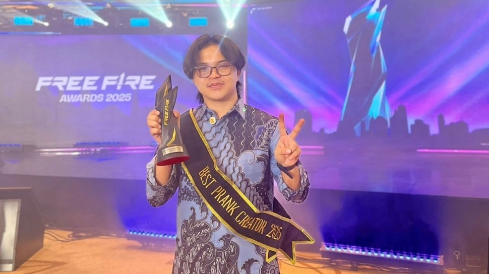 Kata Baban Usai Raih Piala di Free Fire Awards 2025, Konsistensi Jadi Kunci Kesuksesan