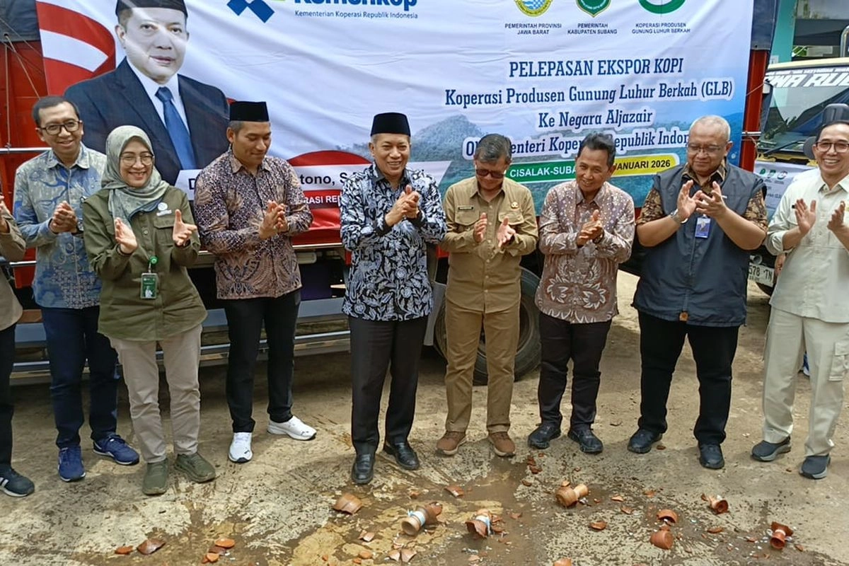 96 Ton Kopi Robusta Subang Diekspor ke Aljazair
