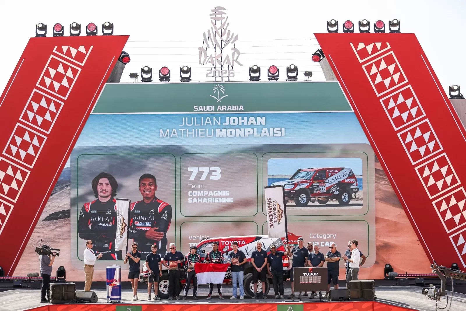Julian Johan, pereli Indonesia berhasil meraih peringkat kelima di kategori Dakar Classic