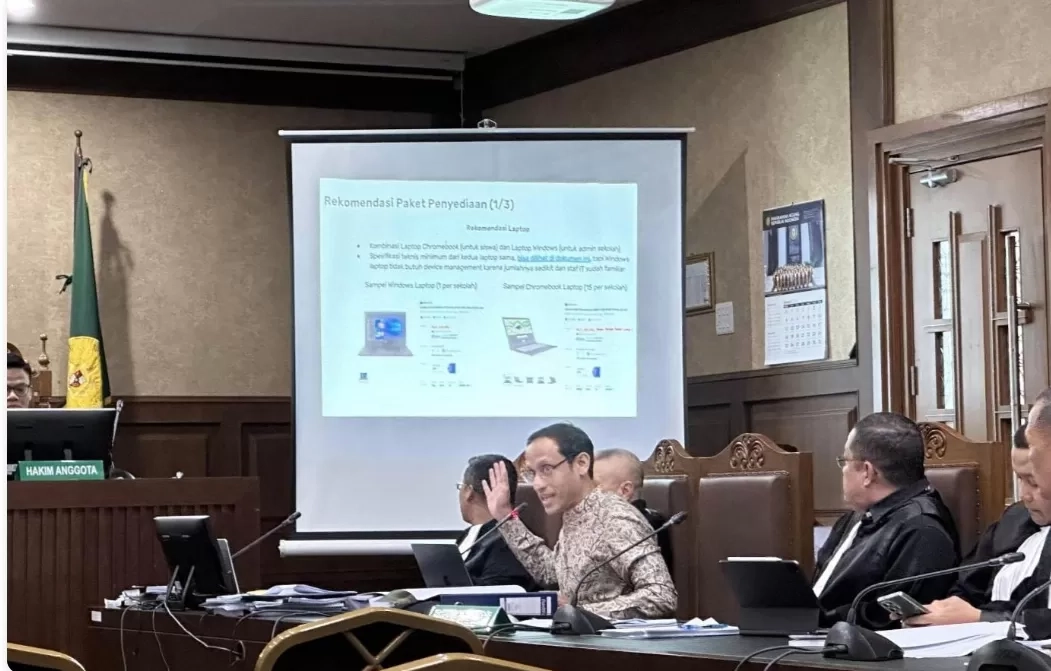 Sidang Dugaan Korupsi Chromebook: Tim Kuasa Hukum Nadiem Makarim Soroti Prosedur dan Kualifikasi Saksi