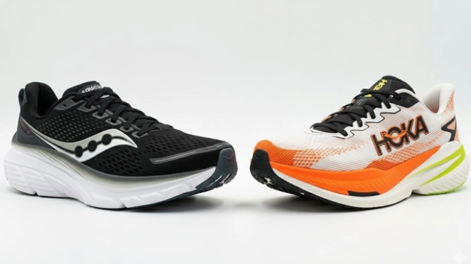 Lebih Baik Sepatu Saucony atau HOKA untuk Daily Run? Ini Perbandingannya