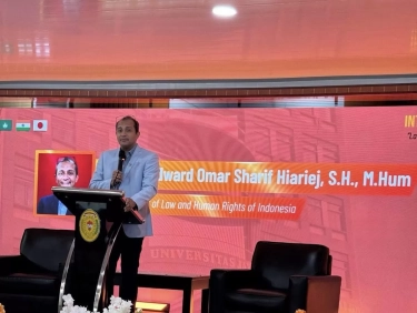 Universitas Jayabaya Selenggarakan International Law Seminar 2026, Wakil Menteri Edward Omar Sharif Beri Materi Soal Sistem Penegakan Hukum