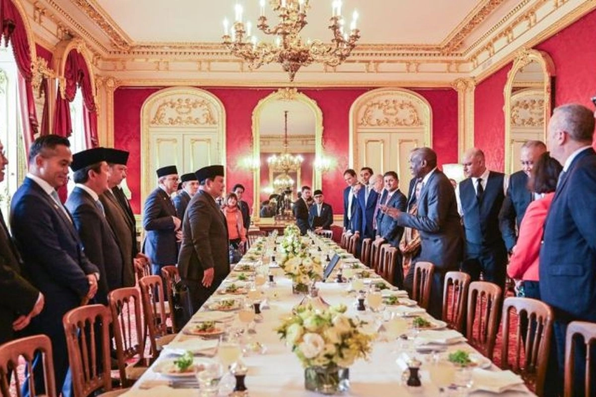 Di Lancaster House, Prabowo disambut Wakil PM David Lammy