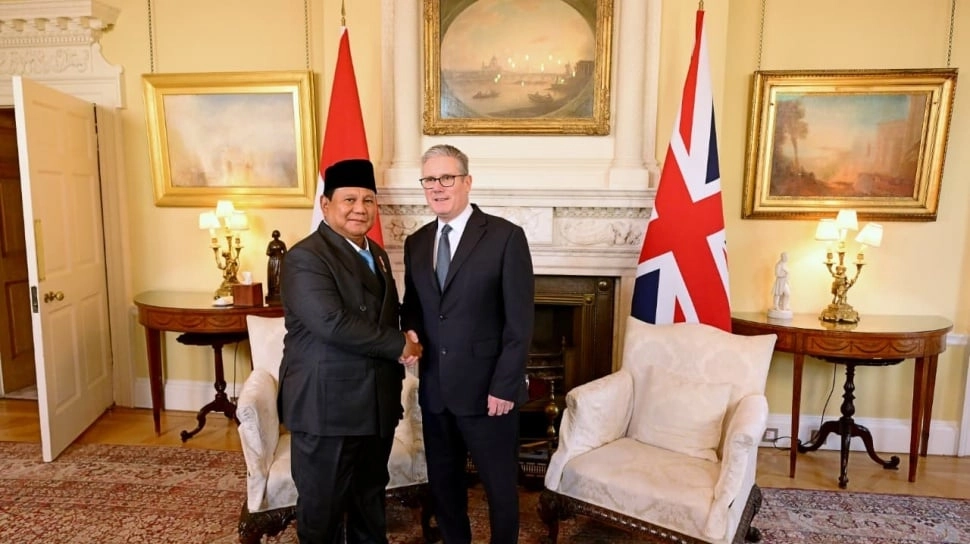 Bertemu PM Inggris, Prabowo Sepakati Kemitraan Strategis Baru Bidang Maritim dan Ekonomi
