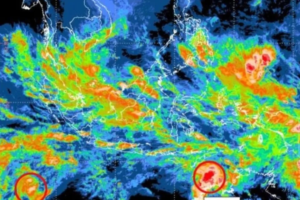 Bibit Siklon Tropis 91S Terbentuk di Selatan NTB, Ini Beberapa Daerah yang Berpotensi Terdampak