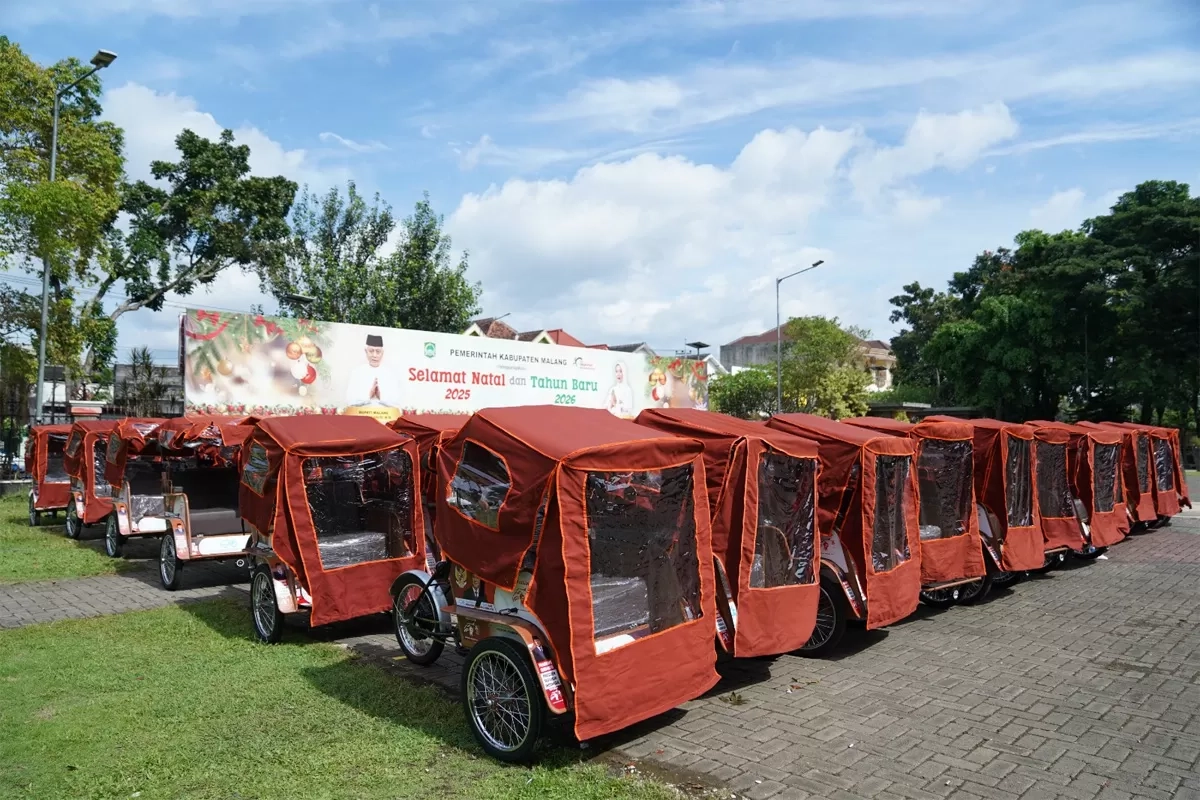 Dapat Becak Listrik dari Prabowo, Warga Malang: Alhamdulillah Bisa Menafkahi Keluarga