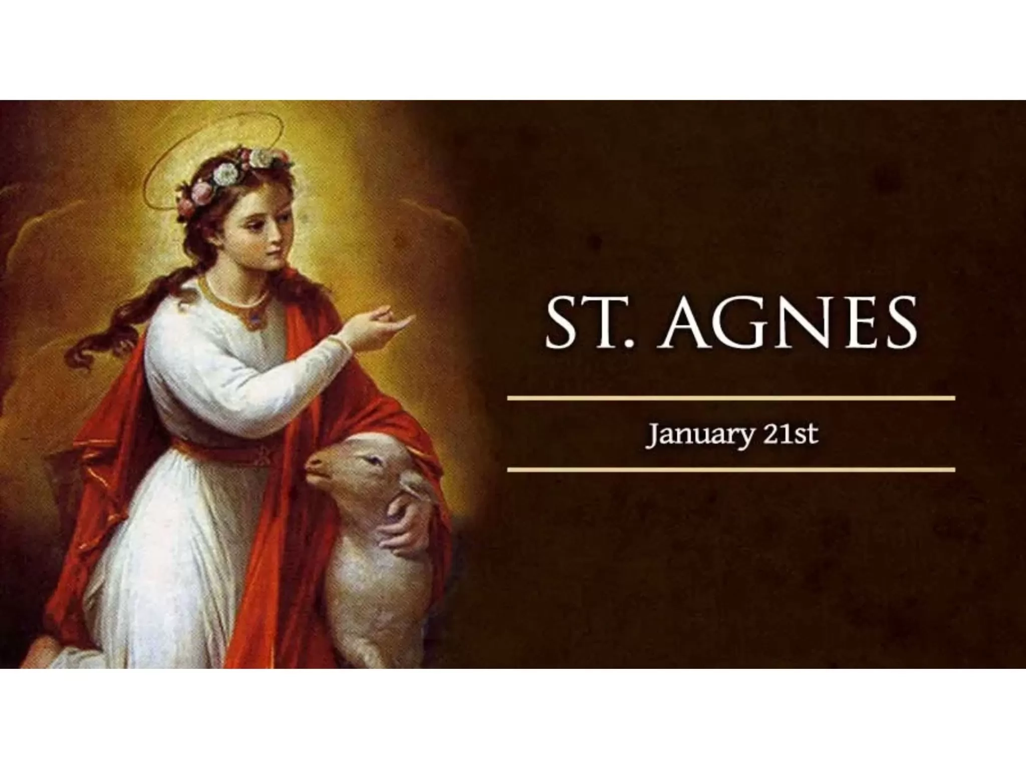 Mengenal Santa Agnes dari Roma (291-304): Perawan Suci yang Sangat Cantik dan Pelindung Para Korban Pelecehan Seksual