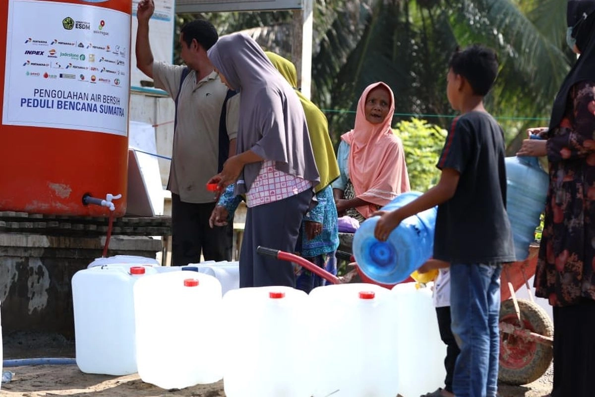 Akses Air Bersih di Aceh, Peran Hulu Migas Saat Krisis Bencana