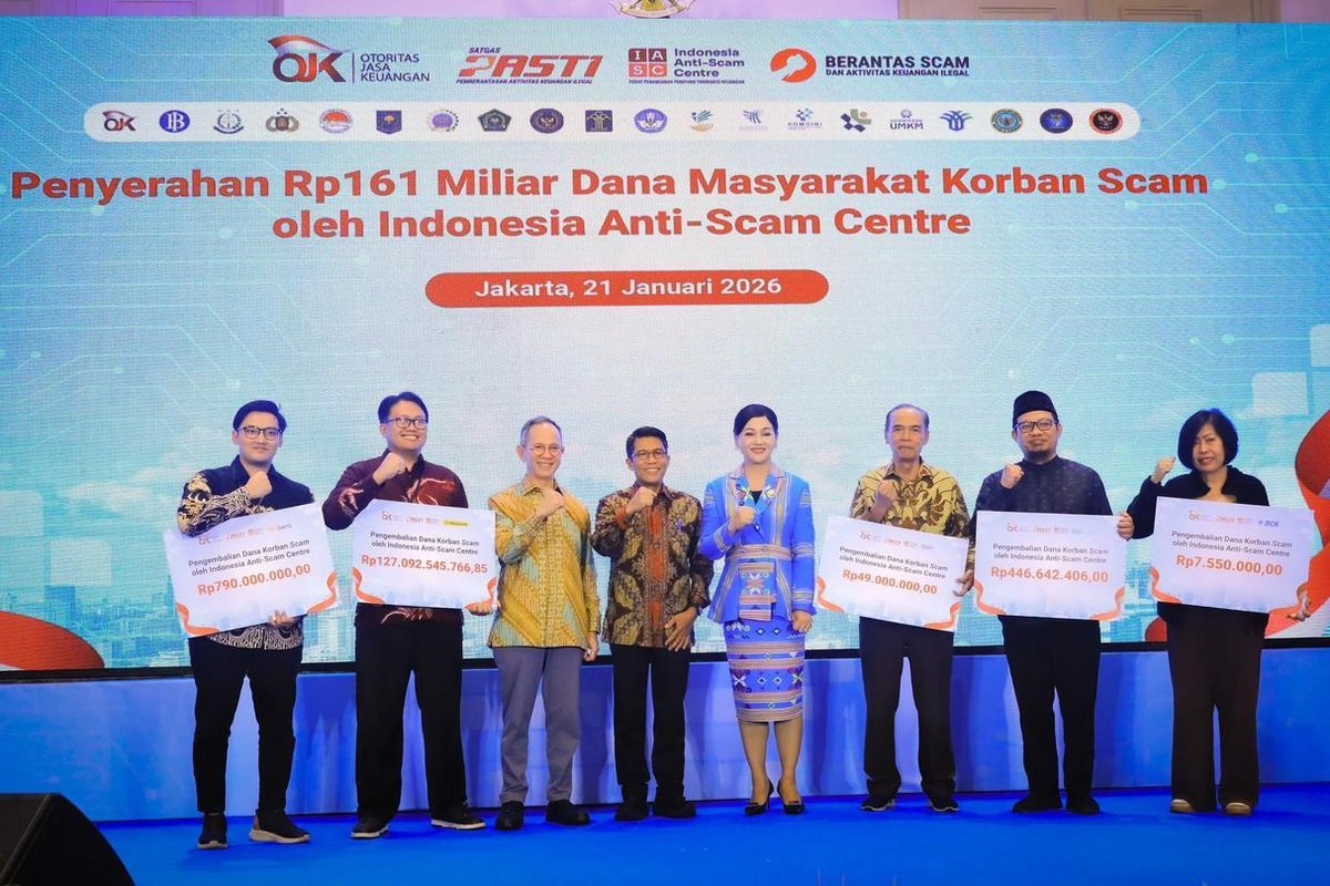 Dana Hasil Scam Rp 161 Miliar Dikembalikan kepada Para Korban
