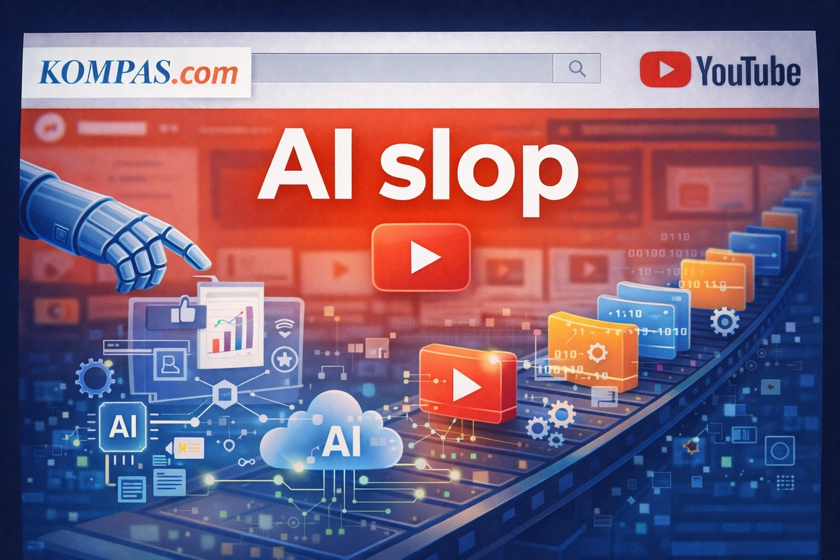 Video ''AI Slop'' Marak, YouTube Janji Berangus Tahun Ini