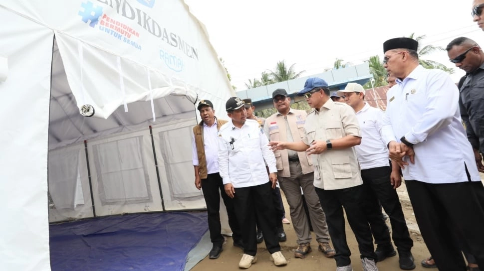 Kasatgas Tito Karnavian Dorong Percepatan Renovasi Sekolah Terdampak Banjir di Pidie Jaya