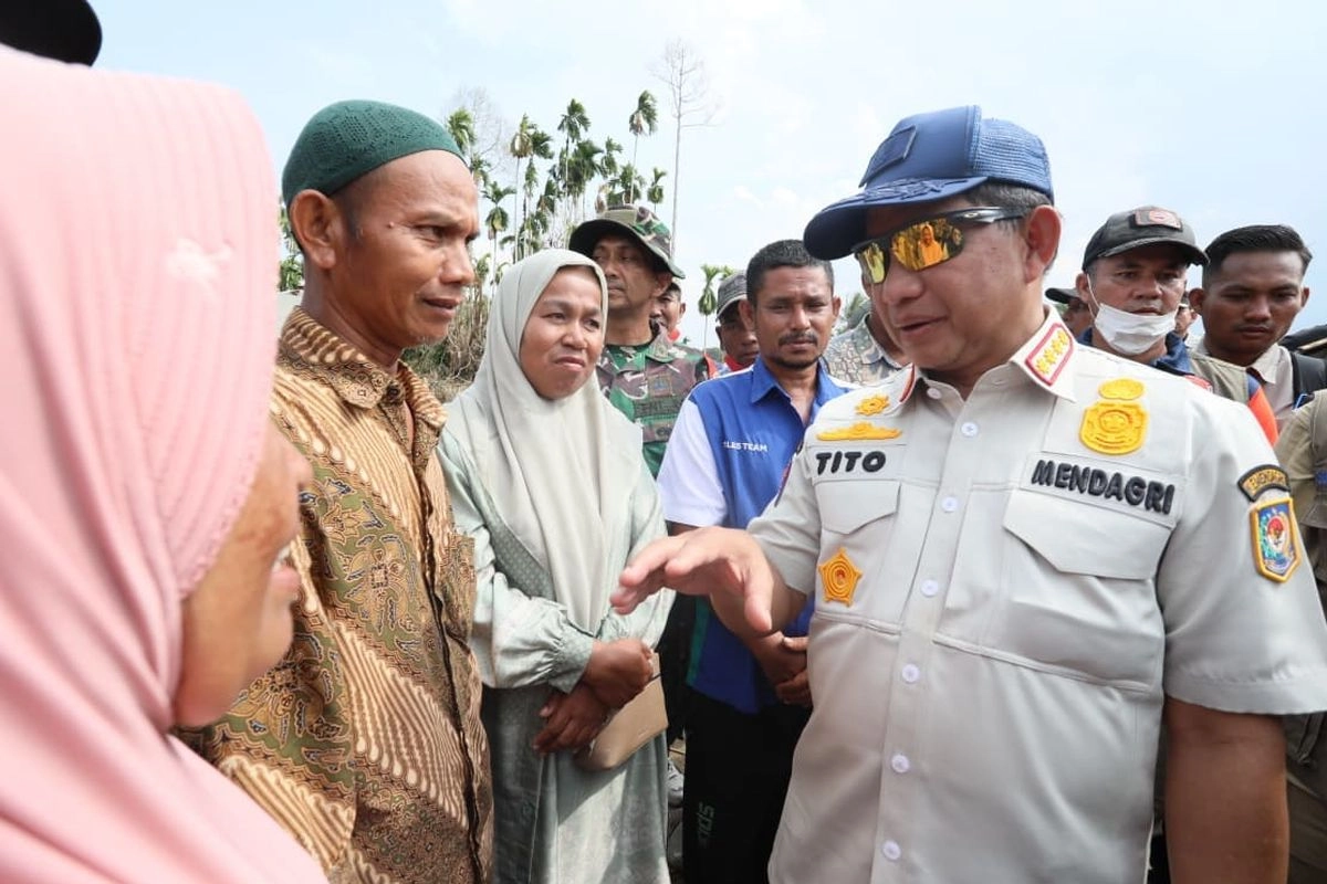 Kasatgas Tito Dorong Pembukaan Akses dan Penataan Hunian Pascabencana di Aceh Timur