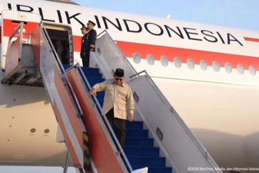 Prabowo Tiba di Indonesia Usai Lawatan Kerja ke Inggris hingga Prancis