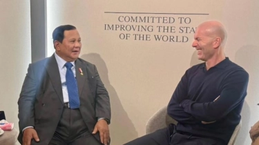 Seskab Ungkap Percakapan Prabowo dan Zidane di Swiss, Bahas Rencana Besar?