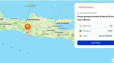 Gempa Beruntun Melanda Selatan Jawa: Kata 'Gempa' dan 'Kerasa' Trending di X